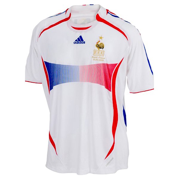 Camiseta Francia Segunda equipo Retro 2006 Blanco